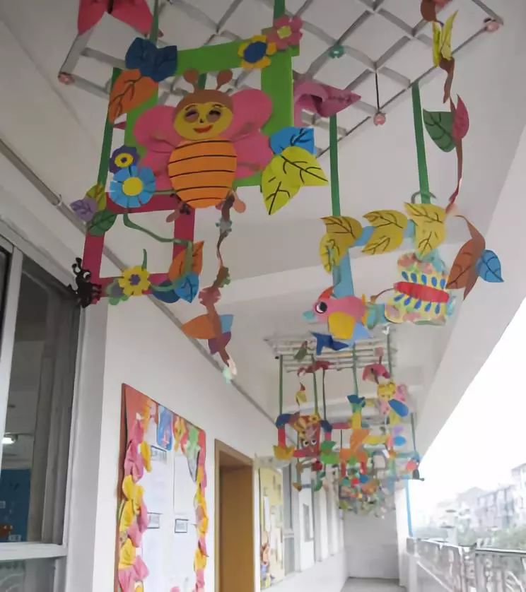 幼兒園最新走廊掛飾，創意與教育的完美結合