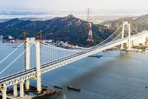 五峰山大橋最新進度報告