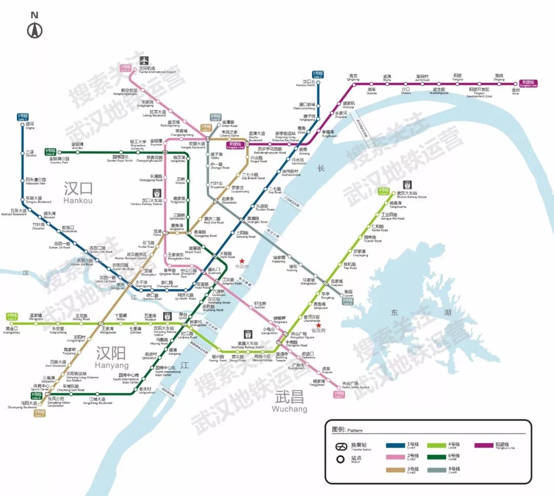 武漢地鐵2號線線路圖最新詳解